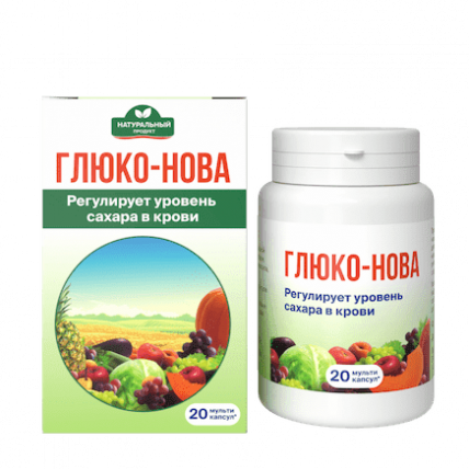 
				Глюко-Нова — капсулы от диабета			