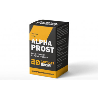 
				Alpha Prost — капсулы для лечения простатита			