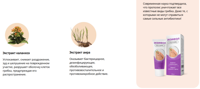 Экзифол - гель от грибка — обзор и инструкция по применению — Фото 3