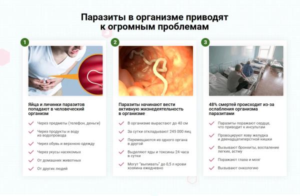
				Паразолис &mdash; капсулы от паразитов в России			
